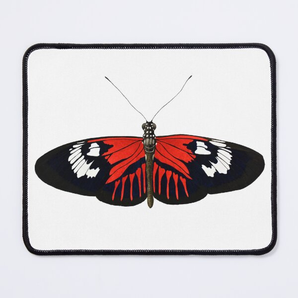 Item preview, Red Postman / Crimson-Patched Longwing (Heliconius erato) – Tropical Butterfly Art designed and sold by veroniquecole.