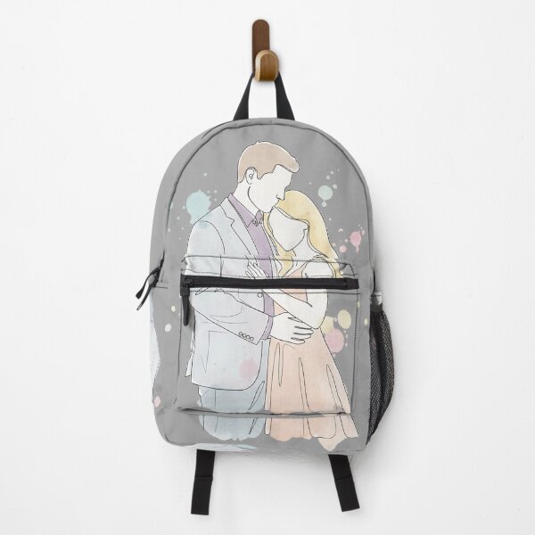 Item preview, Soft Embrace – Minimal Romantic Couple Illustration designed and sold by Y-MOONSTAR.