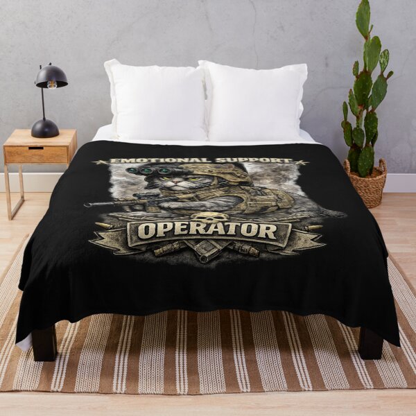 Item preview, I'll Die With Memories Not a Full Mag, Emotional Support Operator – Tactical Cat Military Meme designed and sold by VibeOffline Studio.