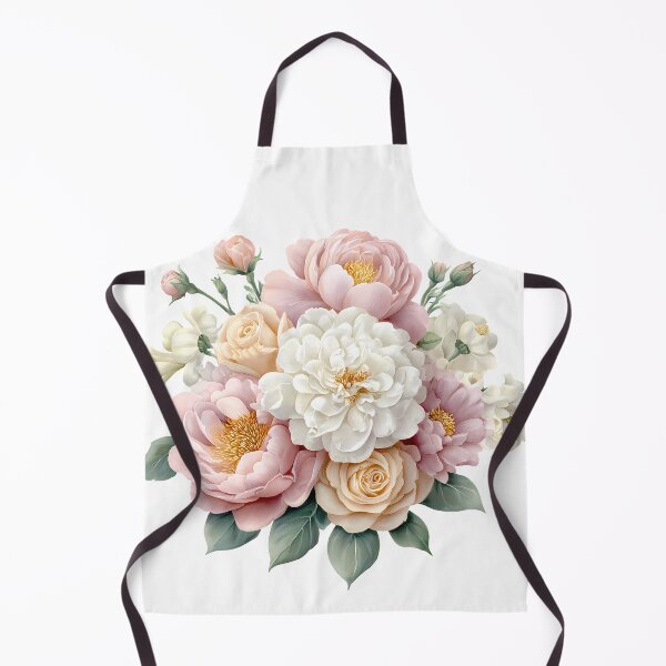 Item preview, Soft Pastel Peony Rose Bouquet - Elegant Romantic Floral Art Print designed and sold by DesignArtist.ia.