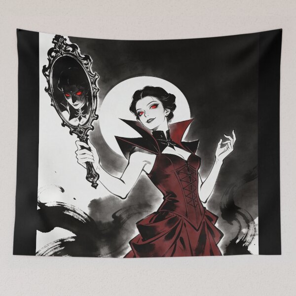 Item preview, Dark Fairytale Villians – Gothic Evil Queen Magic Mirror designed and sold by DarkMedieval.