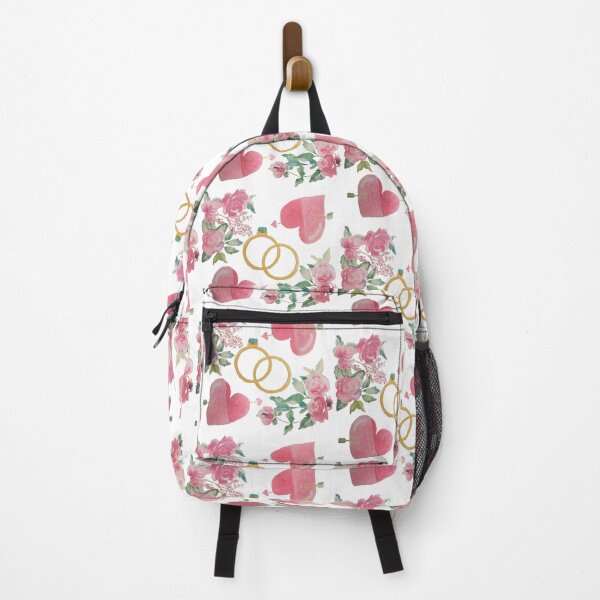 Item preview, Pink Floral Wedding Themed Pattern designed and sold by rachelmcintyreart.