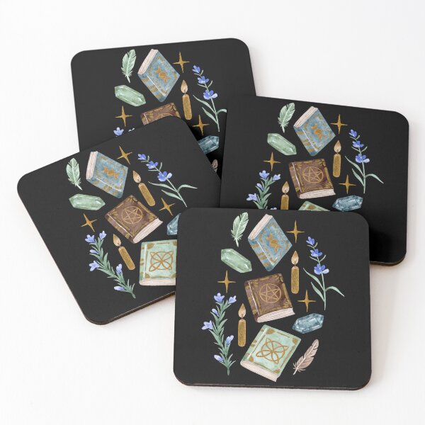 Item preview, Wicca Books Design in Watercolor designed and sold by andrebalest.art.