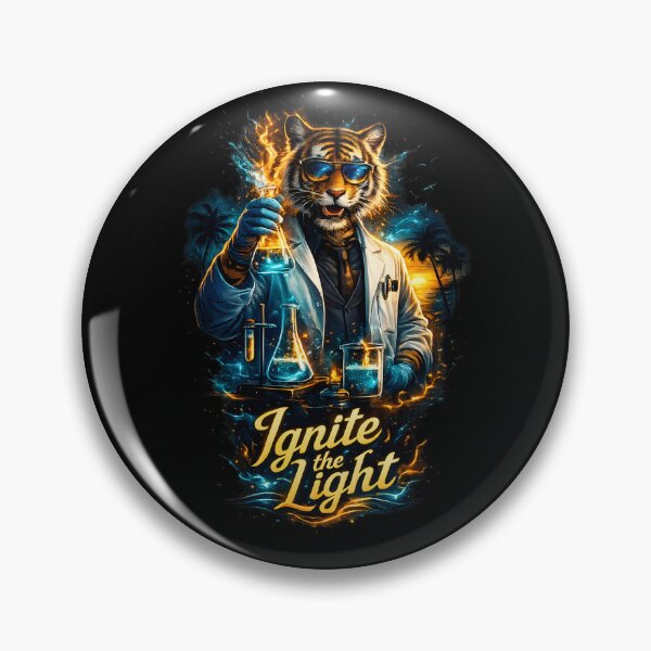 Item preview, Ignite the Light – Bold Scientist Lab Design designed and sold by ClinicalHubs.
