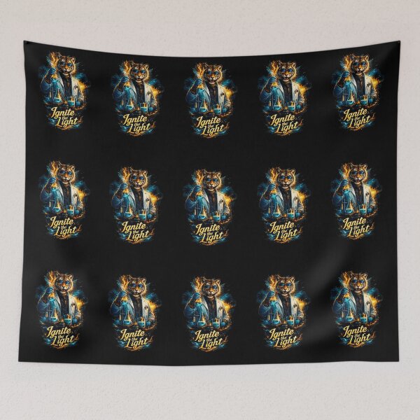 Item preview, Ignite the Light – Bold Scientist Lab Design designed and sold by ClinicalHubs.