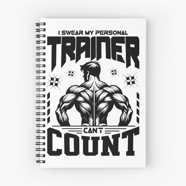 Item preview, I Swear My Personal Trainer Can't Count - Funny Gym Humor designed and sold by Abaseen.