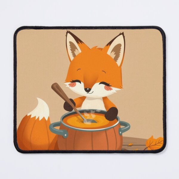 Item preview, Autumn Kitchen Fox T-Shirt | Cute Woodland Fox with Pumpkin Soup designed and sold by ArmaanArts.