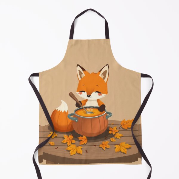 Item preview, Autumn Kitchen Fox T-Shirt | Cute Woodland Fox with Pumpkin Soup designed and sold by ArmaanArts.