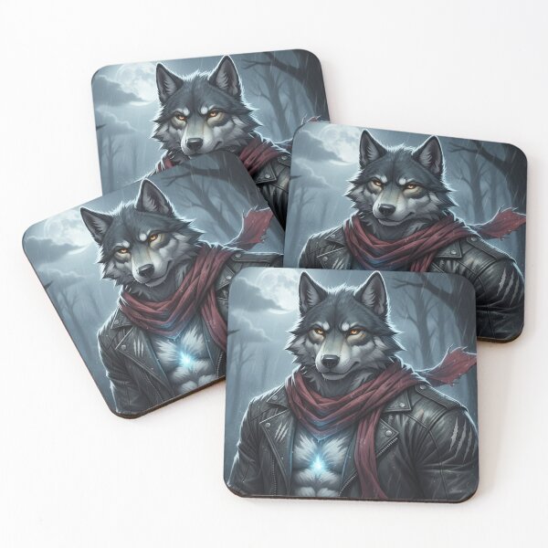 Item preview, Wolfchan - Dark Aesthetic Urban Wolf Warrior designed and sold by Inkspire-Shop83.