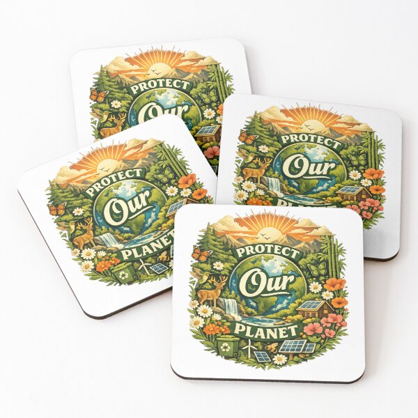 Item preview, Protect Our Planet Eco Nature Illustration Earth Landscape designed and sold by Mix Mood.