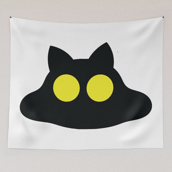 Item preview, Staring Into The Void Funny Black Cat Meme designed and sold by Petzzz.