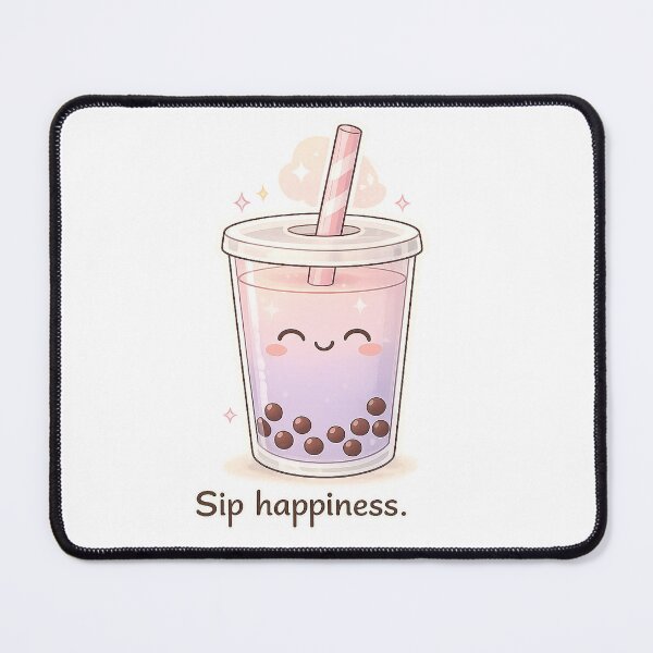 Item preview, Cute Kawaii Bubble Tea Sip Happiness designed and sold by MIArt Studio.