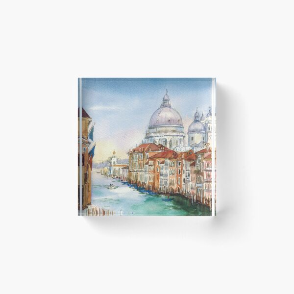Item preview, Venice view. Grand Canal. Italy. Watercolor painting designed and sold by Colibri77.