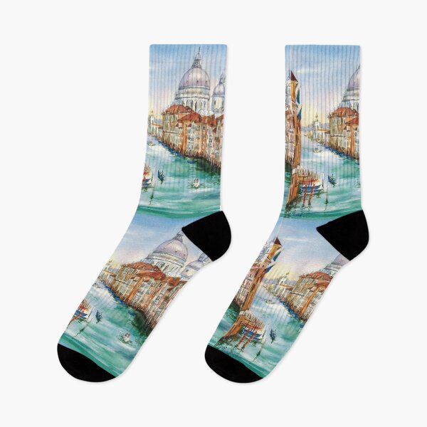 Item preview, Venice view. Grand Canal. Italy. Watercolor painting designed and sold by Colibri77.