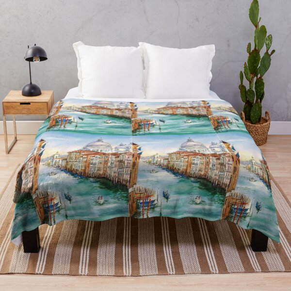 Item preview, Venice view. Grand Canal. Italy. Watercolor painting designed and sold by Colibri77.