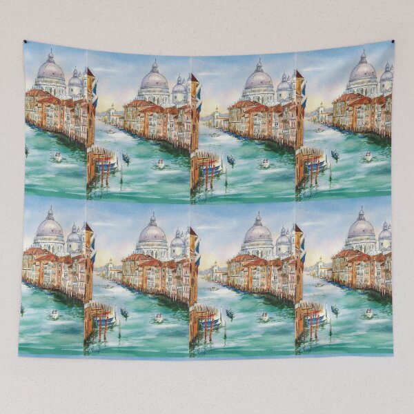 Item preview, Venice view. Grand Canal. Italy. Watercolor painting designed and sold by Colibri77.