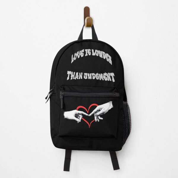 Item preview, Love is Louder Than Judgment – Inspirational Empathy Art designed and sold by TestudoDesign.