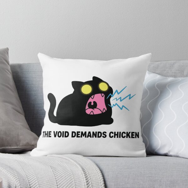 Item preview, The Void Demands Chicken Loud Black Cat Screaming designed and sold by Petzzz.