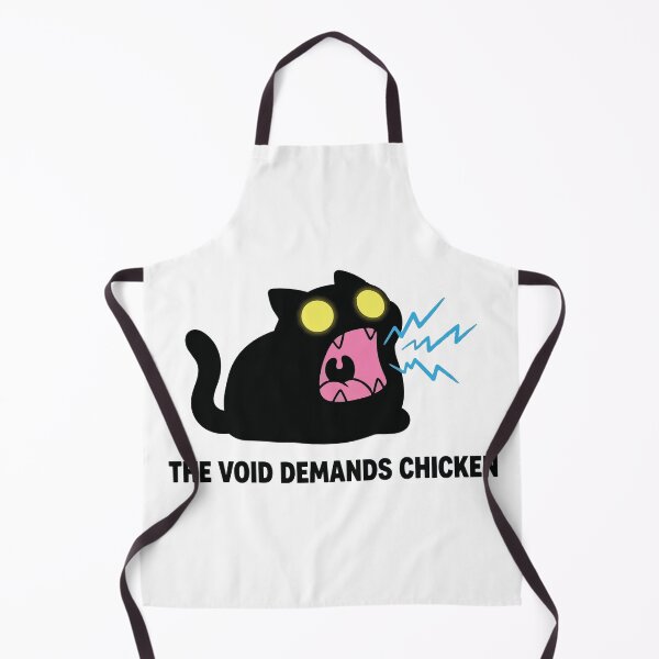 Item preview, The Void Demands Chicken Loud Black Cat Screaming designed and sold by Petzzz.