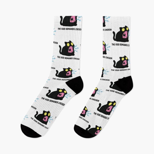 Item preview, The Void Demands Chicken Loud Black Cat Screaming designed and sold by Petzzz.