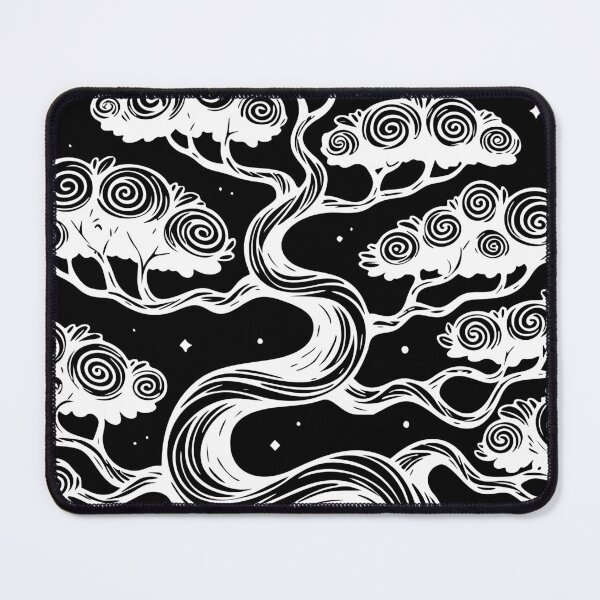 Item preview, Moonlit Bonsai Drift — Ink-Wind Tree Emblem designed and sold by zamew.