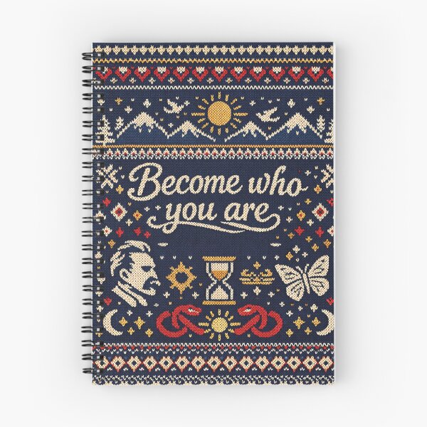 Item preview, Become who you are – Nietzsche quote Knitting pattern designed and sold by Mauswohn.