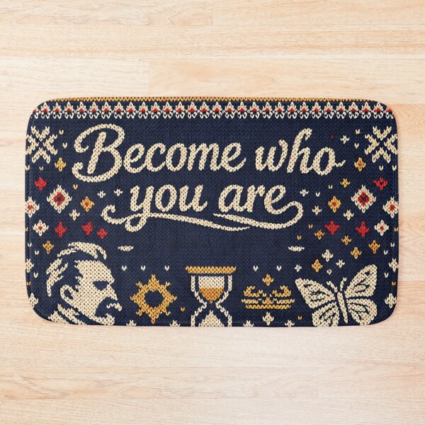 Item preview, Become who you are – Nietzsche quote Knitting pattern designed and sold by Mauswohn.