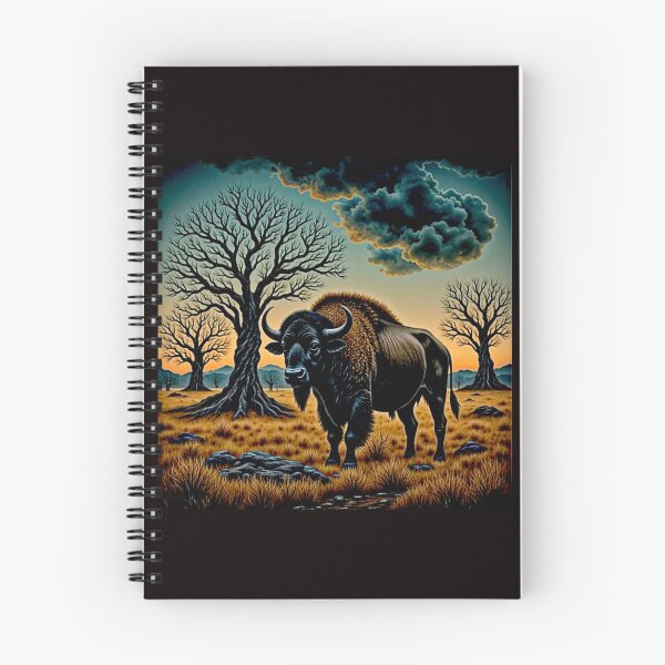Item preview, Buffalo Wildlife  Snow winter version Collection designed and sold by Helios Be. Lavsh.
