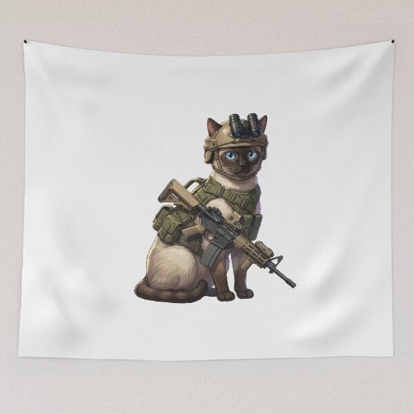 Item preview, Tactical Cat designed and sold by RAWLIFEGRAPHIC.