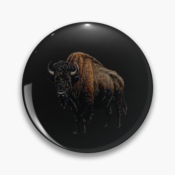 Item preview, Buffalo Wildlife  Snow winter version Collection #1 designed and sold by Helios Be. Lavsh.