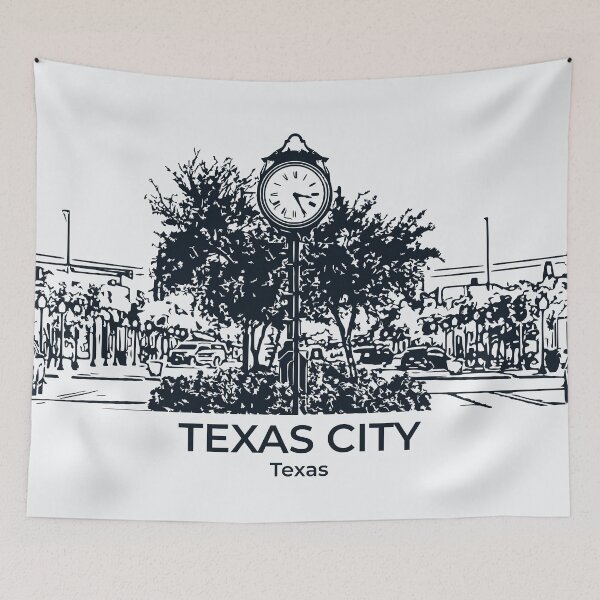 Item preview, Texas City - Texas designed and sold by Lakeric Cityscapes.