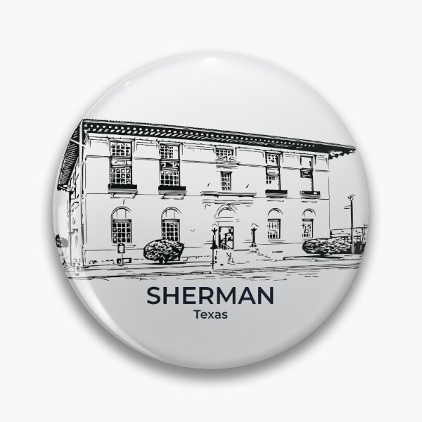 Artikelvorschau, Sherman - Texas entworfen und verkauft von Lakeric Cityscapes.