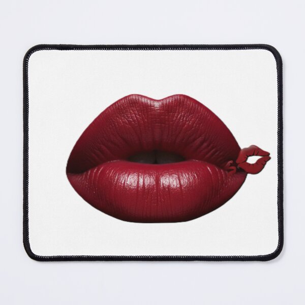 Item preview, shiny red lips designed and sold by Shop-Pi.
