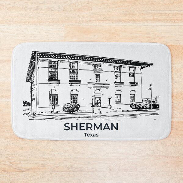 Item preview, Sherman - Texas designed and sold by Lakeric Cityscapes.