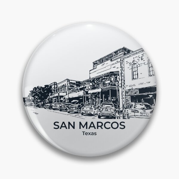 Artikelvorschau, San Marcos - Texas entworfen und verkauft von Lakeric Cityscapes.