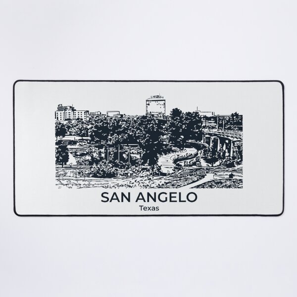 Item preview, San Angelo - Texas designed and sold by Lakeric Cityscapes.