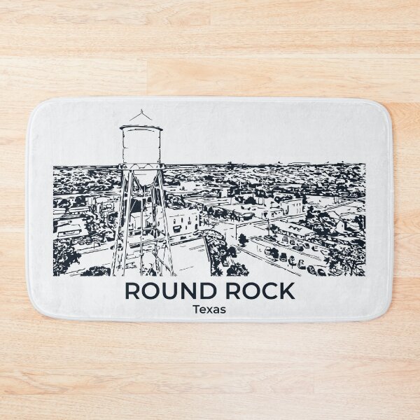 Aperçu de l'œuvre Round Rock - Texas créée et vendue par Lakeric Cityscapes.