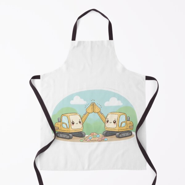 Item preview, Cute Yellow Excavator Sticker designed and sold by 4AGift.