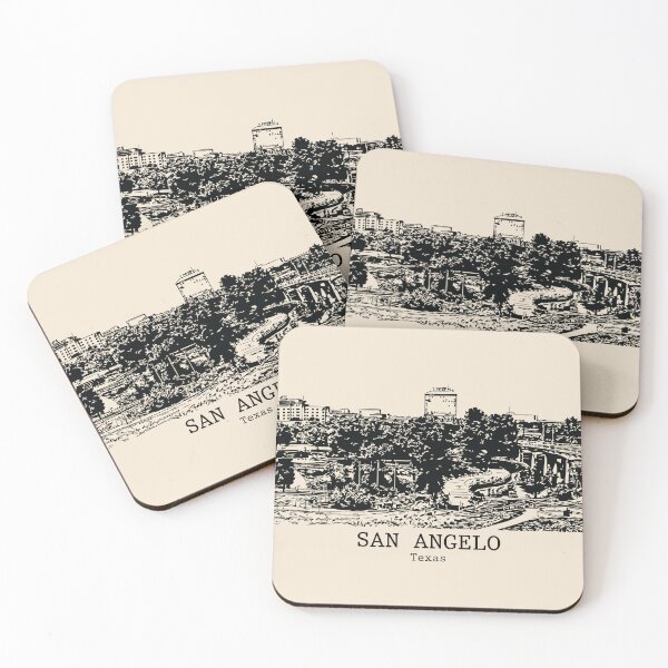 Item preview, San Angelo - Texas designed and sold by Lakeric Cityscapes.