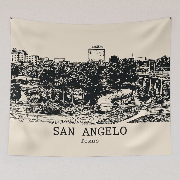 Item preview, San Angelo - Texas designed and sold by Lakeric Cityscapes.
