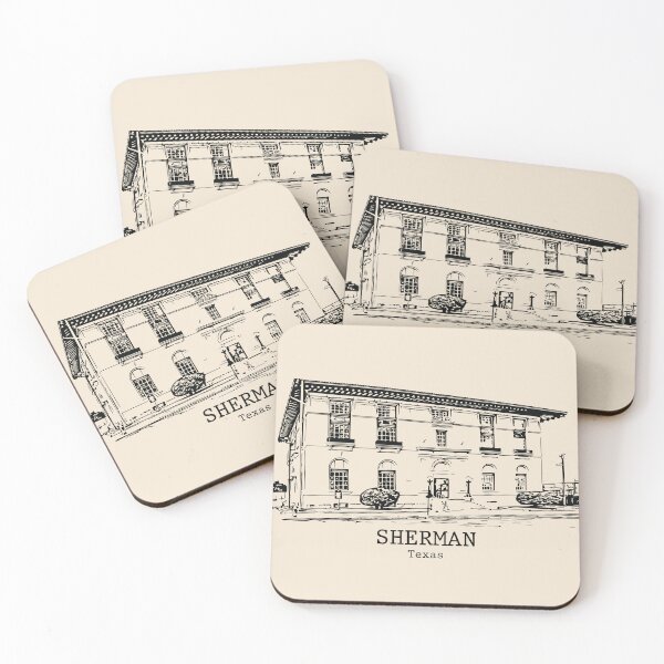 Item preview, Sherman - Texas designed and sold by Lakeric Cityscapes.
