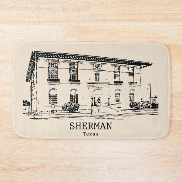 Item preview, Sherman - Texas designed and sold by Lakeric Cityscapes.