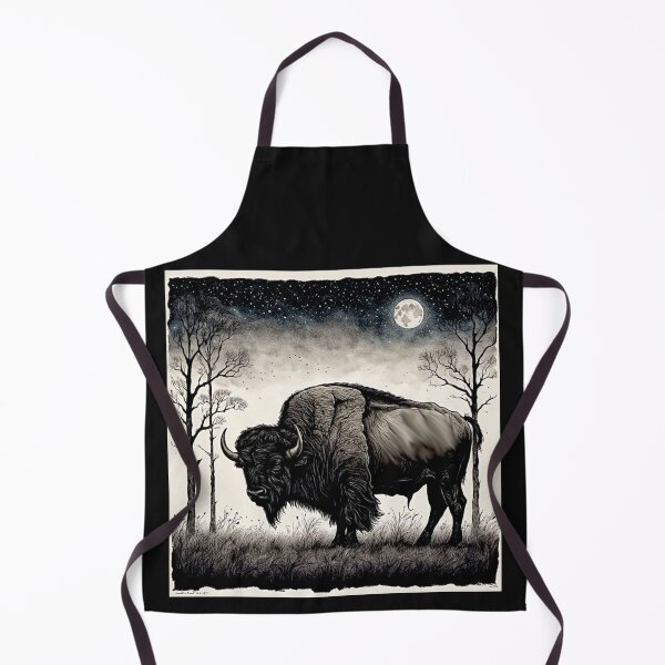 Item preview, Buffalo Wildlife Snow winter version Collection #2 designed and sold by Helios Be. Lavsh.