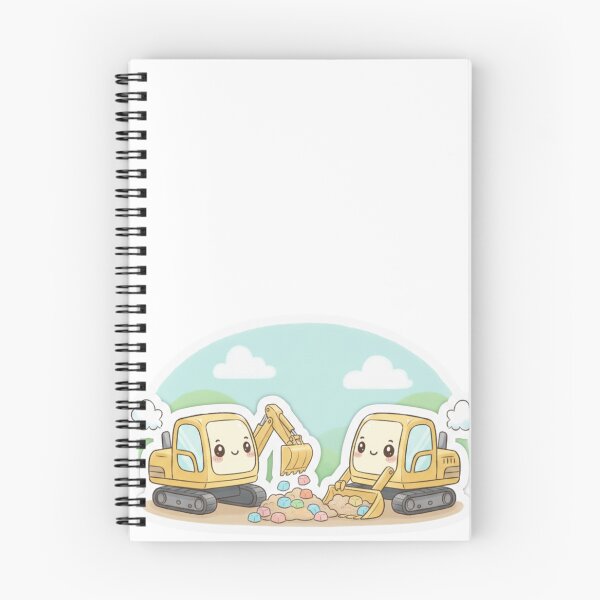 Item preview, Cute Yellow Excavator Sticker designed and sold by 4AGift.
