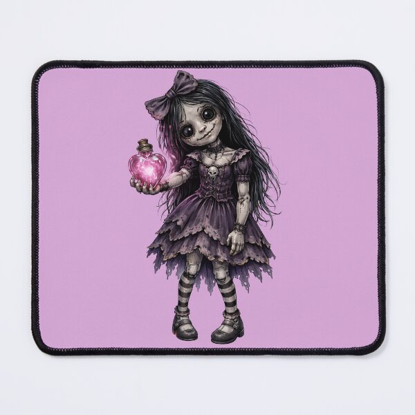 Item preview, Gothic Doll Holding a Heart Potion designed and sold by Vellaro.