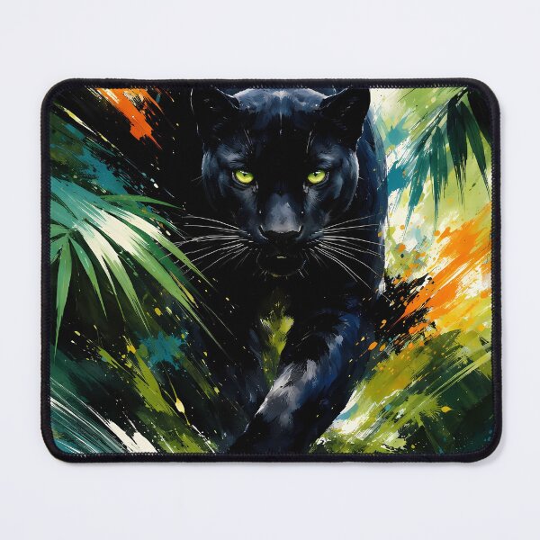 Item preview, Panther in Lush Jungle designed and sold by cuprum.