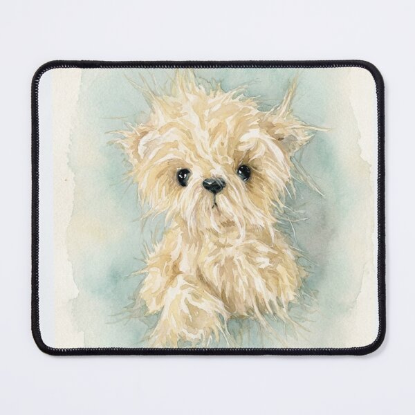 Item preview, 'Mochi' Watercolur image. Handmade bear from Teddy Bear Orphans designed and sold by Teddy Bear Orphans .