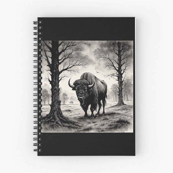 Item preview, Buffalo Wildlife  Snow winter version Collection #3 designed and sold by Helios Be. Lavsh.