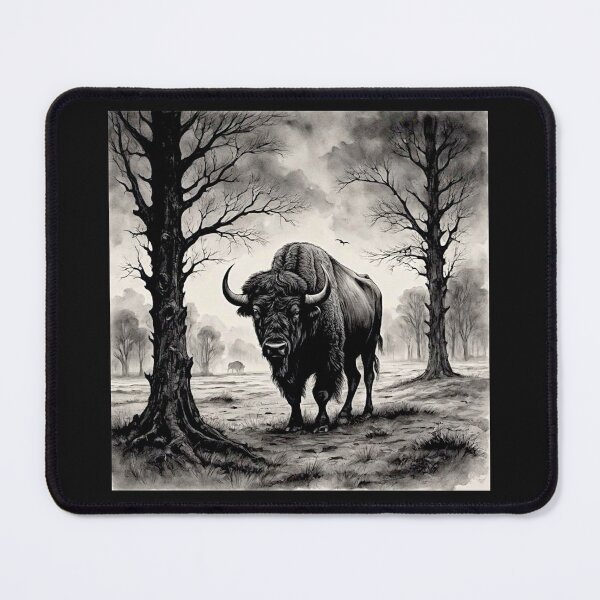 Item preview, Buffalo Wildlife Snow winter version Collection #3 designed and sold by Helios Be. Lavsh.
