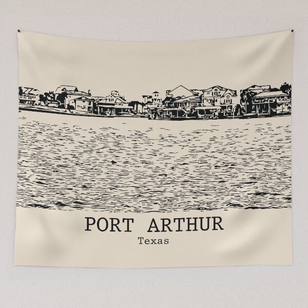 Artikelvorschau, Port Arthur - Texas entworfen und verkauft von Lakeric Cityscapes.
